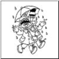 A coloring page of sesame street